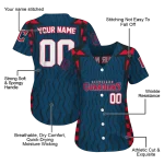 custom cleveland guardians chevron rhythm navy blue jersey best selling