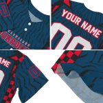 custom cleveland guardians chevron rhythm navy blue jersey best selling