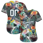 custom cleveland guardians geometric fusion aqua jersey best selling