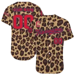 custom cleveland guardians leopard spot jersey best selling