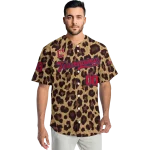 custom cleveland guardians leopard spot jersey best selling