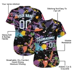 custom cleveland guardians paint splatter black jersey best selling