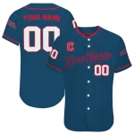 custom cleveland guardians plain classic navy blue jersey best selling