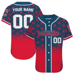 custom cleveland guardians star burst red jersey best selling