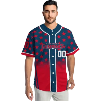 custom cleveland guardians star burst red jersey fashion forward