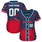 custom cleveland guardians star burst red jersey best selling