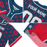 custom cleveland guardians star burst red jersey best selling