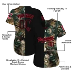 custom cleveland guardians tropical foliage black jersey best selling