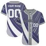 custom colorado rockies curved stripes blue white jersey best selling
