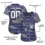 custom colorado rockies edgy stripes blue jersey best selling