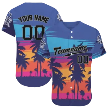 custom colorado rockies palm paradise jersey best selling