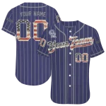 custom colorado rockies vertical stripes blue jersey best selling