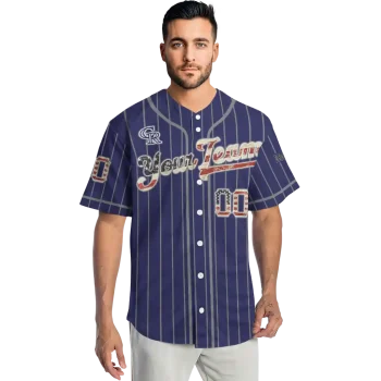 custom colorado rockies vertical stripes blue jersey fashion forward