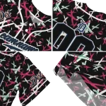 custom detroit tigers abstract x black jersey best selling