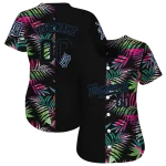 custom detroit tigers palm leaf black jersey best selling