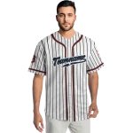 custom detroit tigers pinstripe lines white jersey best selling