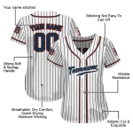 custom detroit tigers pinstripe lines white jersey best selling