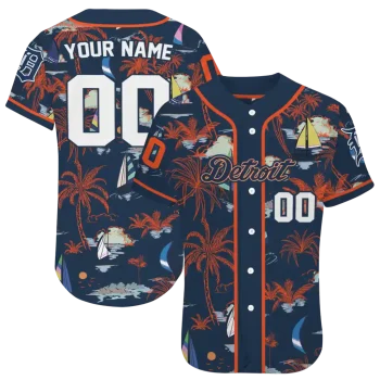 custom detroit tigers sailboat island navy jersey best selling