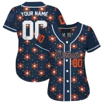 custom detroit tigers snowflake festive navy jersey best selling