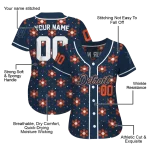 custom detroit tigers snowflake festive navy jersey best selling
