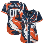 custom detroit tigers splash swirl navy jersey best selling