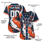 custom detroit tigers splash swirl navy jersey best selling