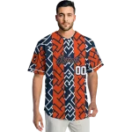 custom detroit tigers squares grid navy jersey best selling