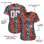 custom detroit tigers squares grid navy jersey best selling