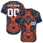 custom detroit tigers star circle navy jersey best selling