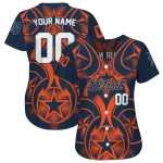 custom detroit tigers star circle navy jersey best selling