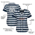 custom detroit tigers stripe layers navy white jersey best selling