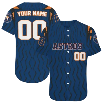 custom houston astros chevron rhythm blue jersey best selling