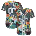 custom houston astros geometric fusion aqua jersey best selling