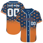 custom houston astros star burst orange jersey best selling