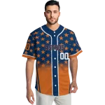 custom houston astros star burst orange jersey best selling