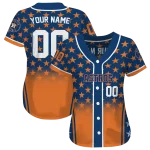 custom houston astros star burst orange jersey best selling
