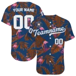 custom houston astros tropical flamingo blue jersey best selling