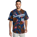 custom houston astros tropical flamingo blue jersey best selling