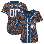 custom houston astros tropical hibiscus seashells blue jersey best selling