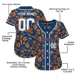 custom houston astros tropical hibiscus seashells blue jersey best selling