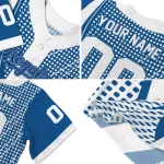 custom kansas city royals curved stripes royal blue white jersey best selling