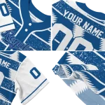 custom kansas city royals edgy stripes royal blue jersey best selling