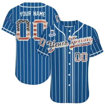 custom kansas city royals vertical stripes royal blue jersey best selling