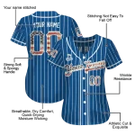 custom kansas city royals vertical stripes royal blue jersey best selling
