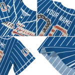 custom kansas city royals vertical stripes royal blue jersey best selling