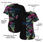 custom los angeles angels palm leaf black jersey best selling