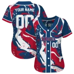 custom los angeles angels splash swirl blue jersey best selling