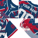 custom los angeles angels splash swirl blue jersey best selling