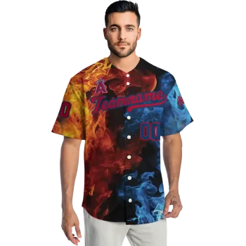 custom los angeles angels vapor blaze jersey fashion forward