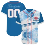 custom los angeles dodgers arrow fade blue white jersey best selling